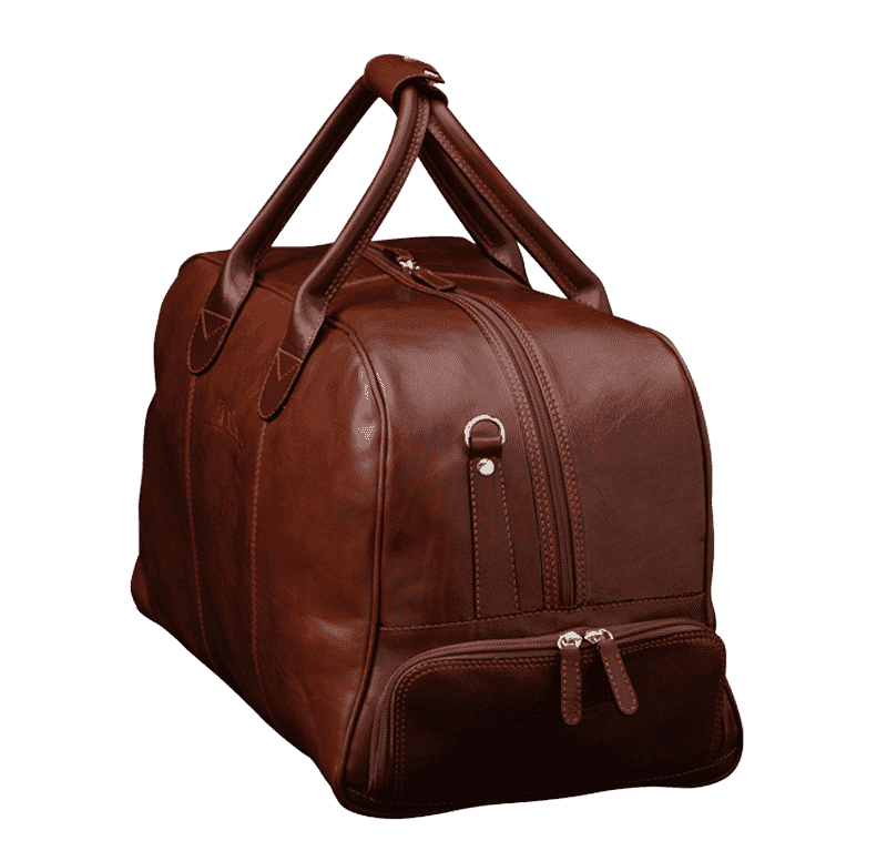All-in-One Golf Ledertasche seitenansicht-1 All-in-One Golf Ledertasche seitenansicht-1